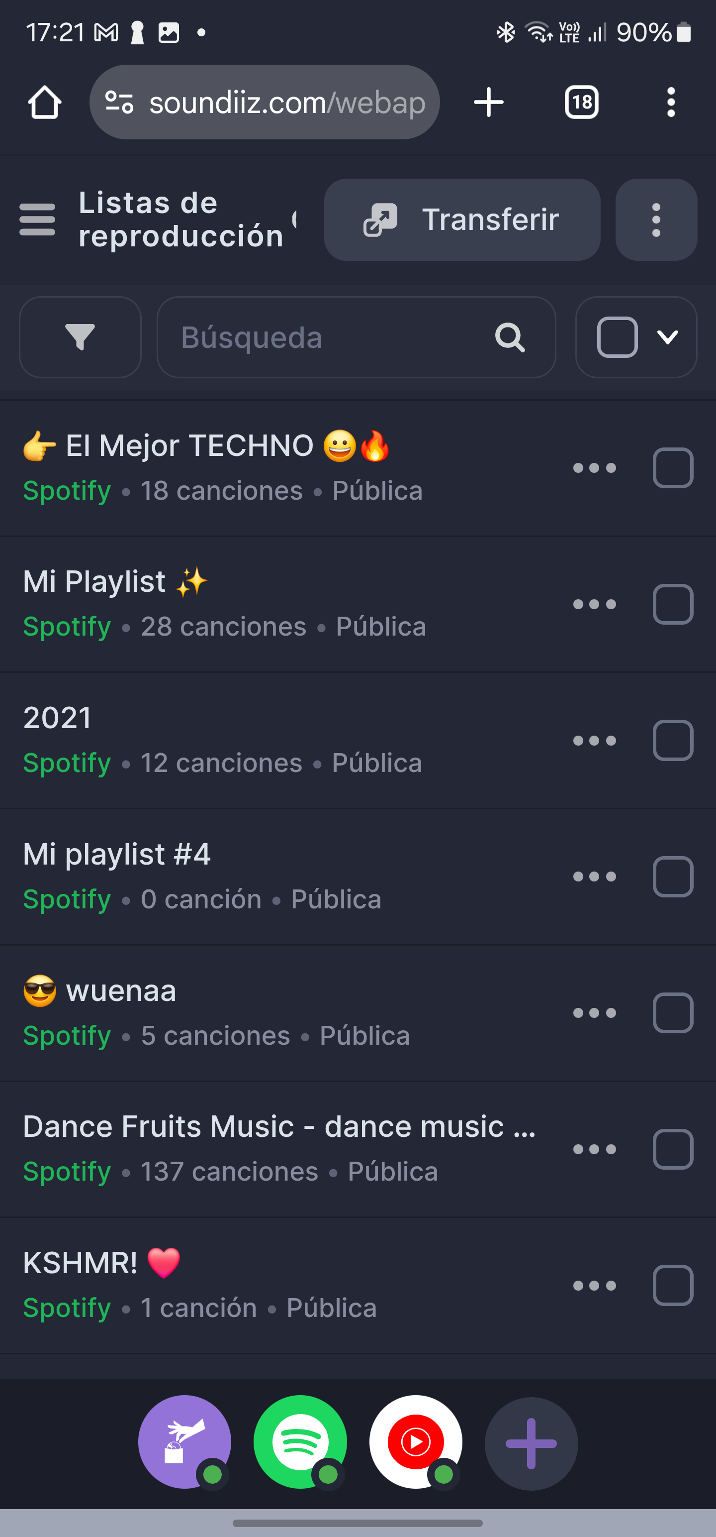 Cómo pasar listas de Spotify a YouTube Music gratis -